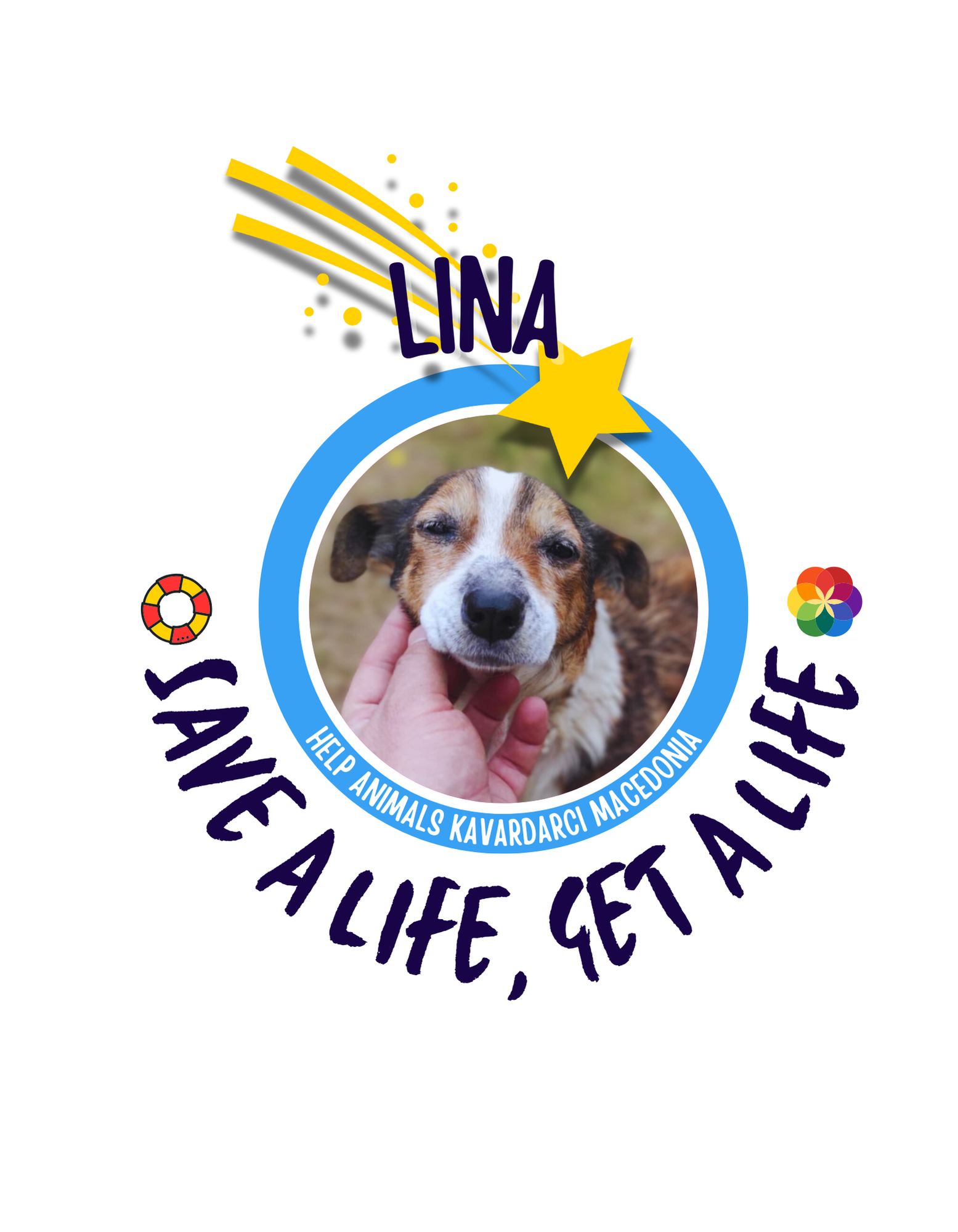 Lina – Save a Life, Get a Life logo